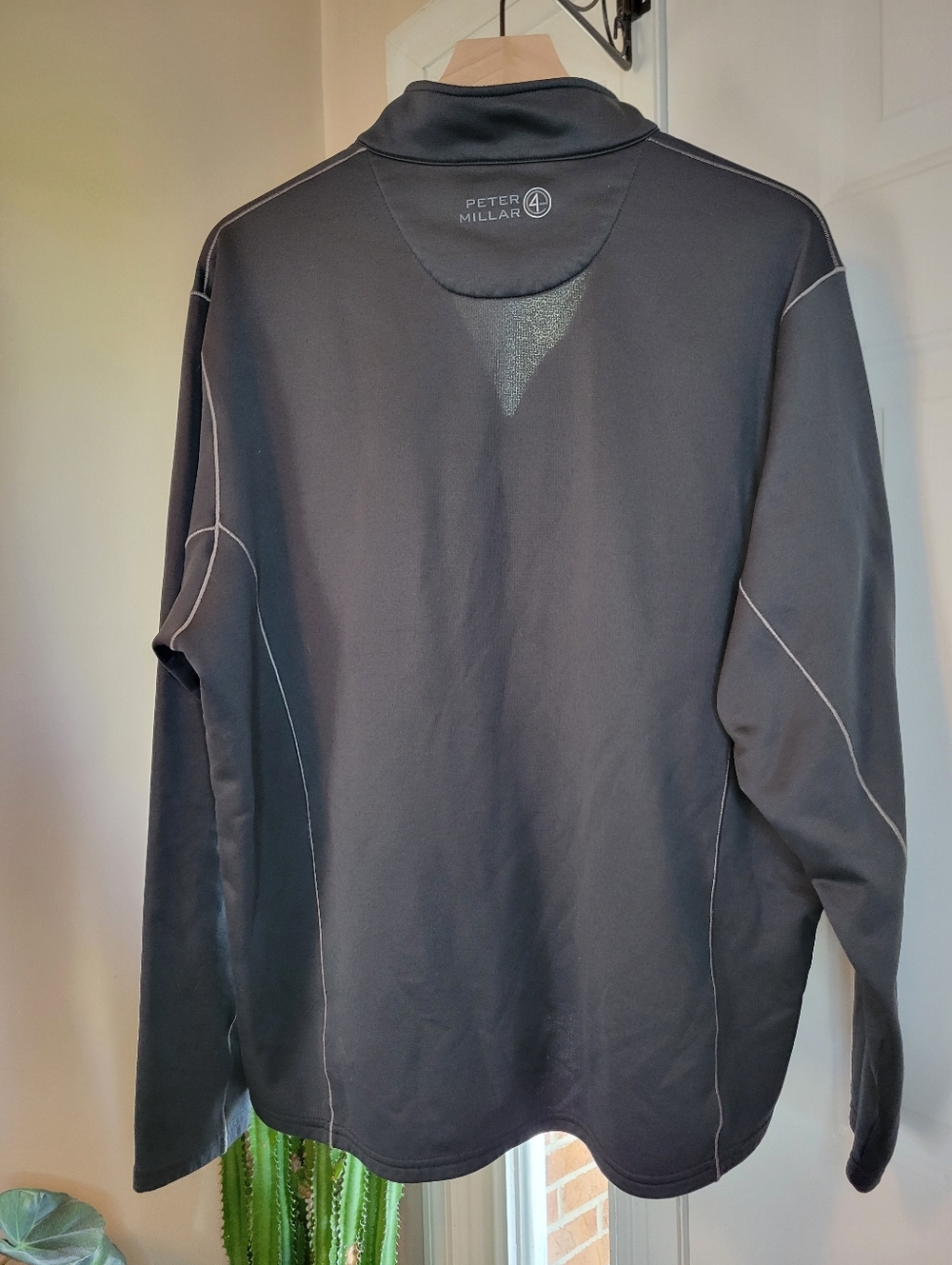 Peter Millar The Foundry Golf Club In Virginia Zip Up Longsleeve Polo, Size XXL - Picture 4 of 7